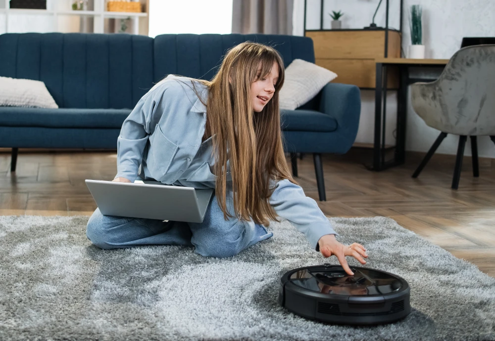 white robot vacuum cleaner